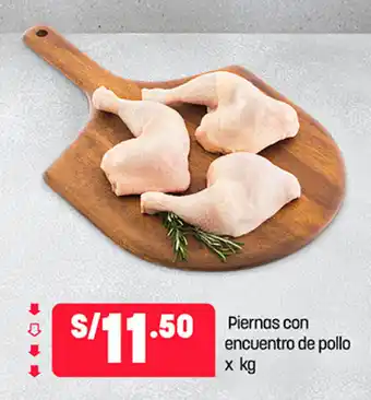 Plaza Vea Piernas con encuentro de pollo x kg oferta