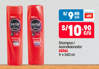 Plaza Vea Shampoo / Acondicionador SEDAL fr x 340 ml oferta