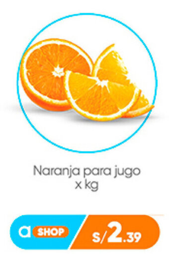 Plaza Vea Naranja para jugo x kg oferta