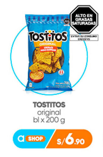Plaza Vea TOSTITOS original bl x 200 g oferta
