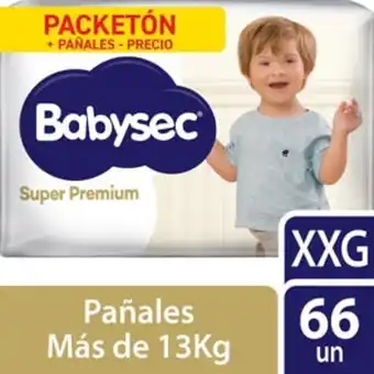 Mifarma Pañal babysec packetón súper premium talla xxg oferta