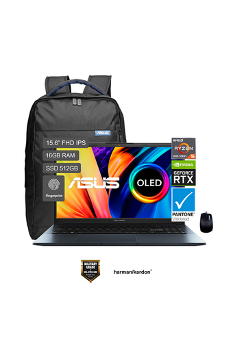 Tiendas EFE Laptop gamer 15.6 windows 11 amd ryzen 5 5600h 16gb 512gb ssd nvidia rtx3050 m6500qc-l1070w oferta