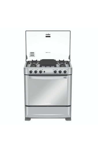 Tiendas EFE Cocina de pie mabe a gas 5 quemadores 76cm cmp7640fx0 oferta