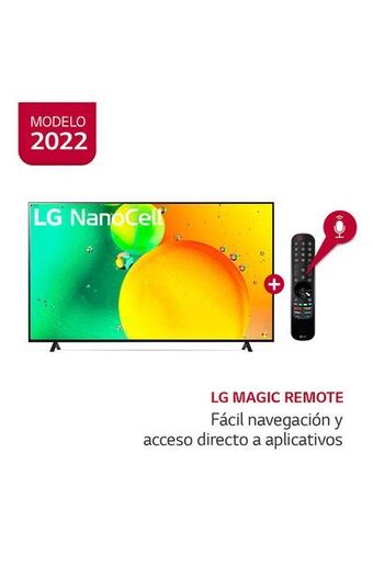 Tiendas EFE Tv lg 86' nanocell 4k uhd smart thinq ai 86nano75sqa oferta
