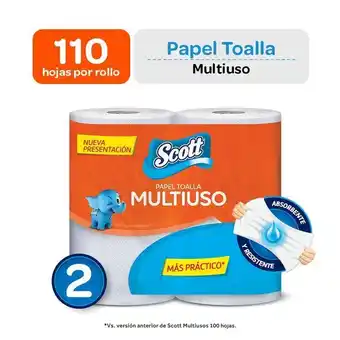 Metro Papel toalla scott multiusos 2un oferta