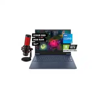 Linio Laptop gaming hp victus 16.1 windows 11 home core i5 8gb 512gb ssd 16-d0506la oferta