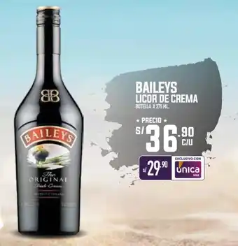 Vega BAILEYS LICOR DE CREMA BOTELLA X 375 ML. oferta