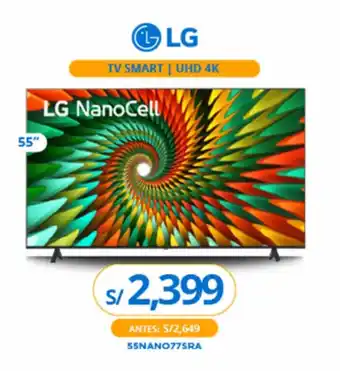 Tiendas EFE LG TV SMART | UHD 4K 55NAN077SRA oferta