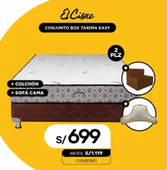 La Curacao El Cisne CONJUNTO BOX TARIMA EASY 2 PLZ CISNE1901 oferta