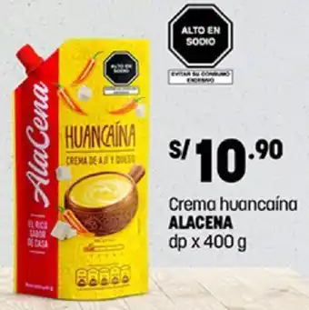Plaza Vea Crema huancaína ALACENA dp x 400 g oferta