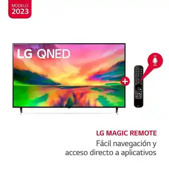 Metro Smart tv lg qned 55'' qned80 thinq ai 2023 oferta