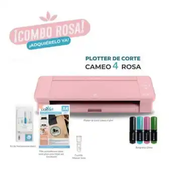 Linio Combo emprende plotter cameo 4 rosada oferta