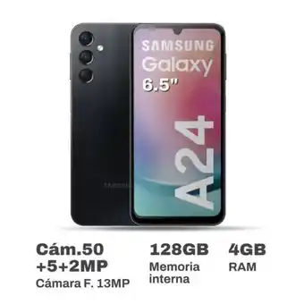 Oechsle Celular samsung galaxy a24 6.5 4gb ram 128gb negro oferta