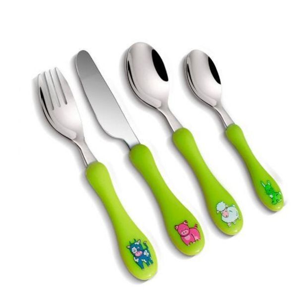Hiraoka Set de cubiertos record kids 4 pzas oferta