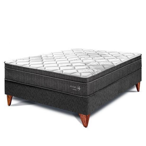 Hiraoka Cama europea paraíso pocket star 2.0 plz charcoal oferta