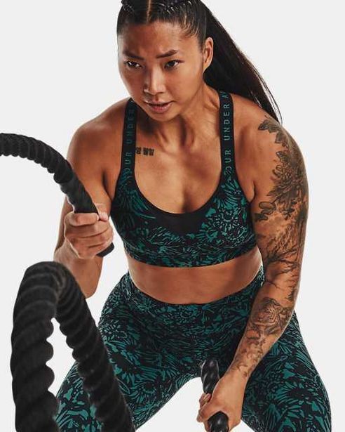 Under Armour Women's ua infinity high printed sports bra oferta