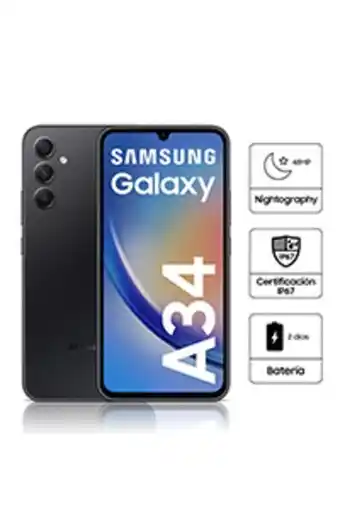 La Curacao Smartphone galaxy a34 5g 8gb 256gb negro oferta