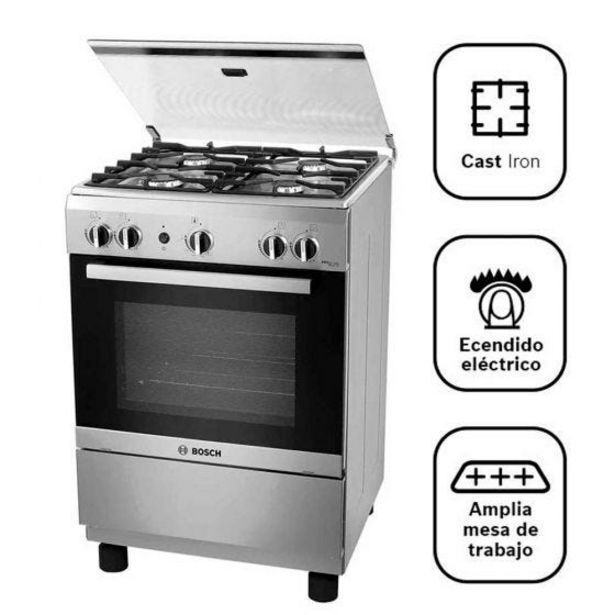 Hiraoka Cocina a gas bosch pro425 4 hornillas oferta