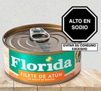 Plaza Vea Filete de atún FLORIDA en aceite de girasol la x 140 g oferta