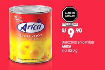Plaza Vea Duraznos en almíbar ARICA la x 820 g oferta