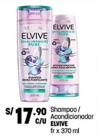 Plaza Vea Shampoo / Acondicionador fr x 370 ml oferta