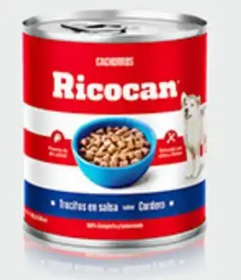 Plaza Vea Alimento en trocitos para cachorros RICOCAN sabores variados la x 280 g oferta