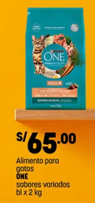Plaza Vea Alimento para gatos sabores variados bl x 2 kg oferta