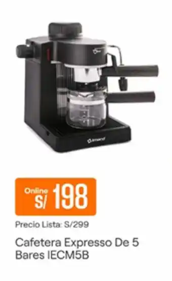 Promart Cafetera Expresso De 5 Bares IECM5B oferta