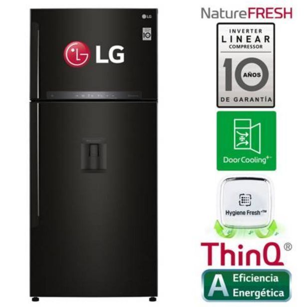 Maestro Refrigeradora lt51sgd 509lt linear cooling top mount negro acero lg  oferta