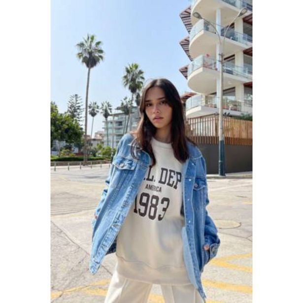Maestro Casaca jean oversize desire oferta