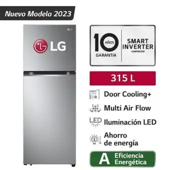Hiraoka Refrigeradora lg top freezer gt31bpp 315l oferta