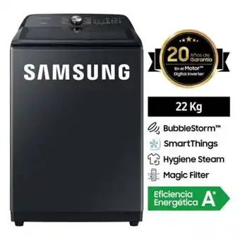 Maestro Lavadora bubble smart 22kg wa22a8377gv/pe oferta