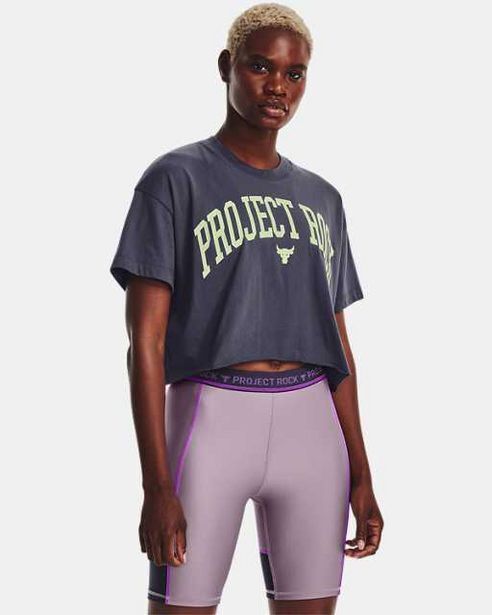 Under Armour Women's project rock crop short sleeve oferta