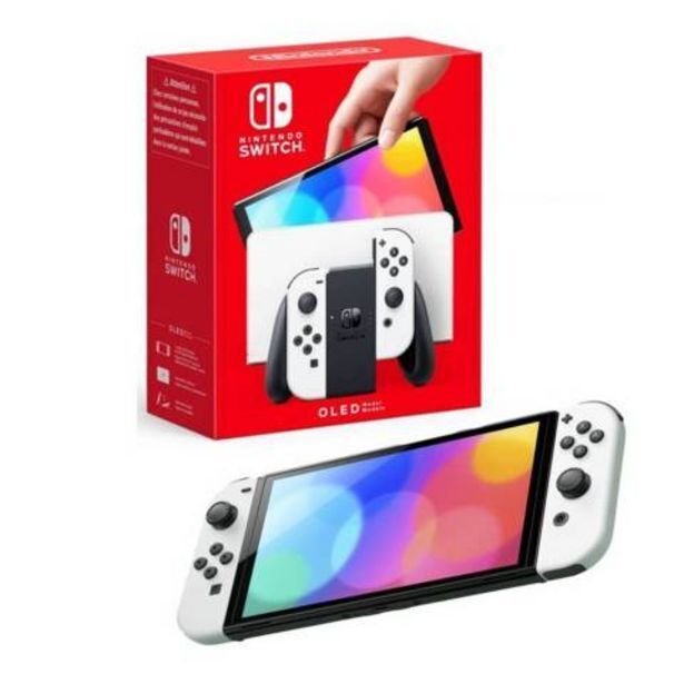 Linio Consola nintendo switch modelo oled blanco oferta