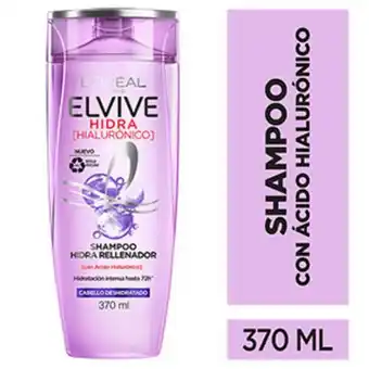 Mifarma Shampoo elvive hidra hialurónico para cabello deshidratado oferta