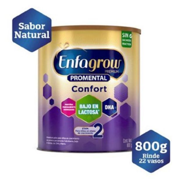Tottus Alimento lácteo enfagrow premium etapa 2 promental confort 800 g oferta