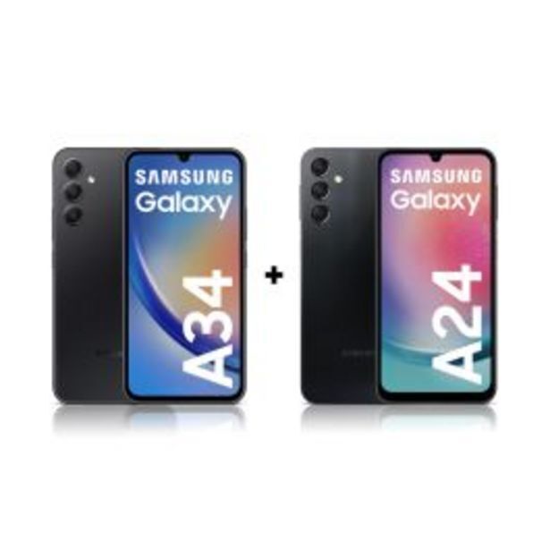 Carsa Celular 5g samsung galaxy a34 6gb 128gb y celular 4g samsung galaxy a24 4gb 128gb oferta