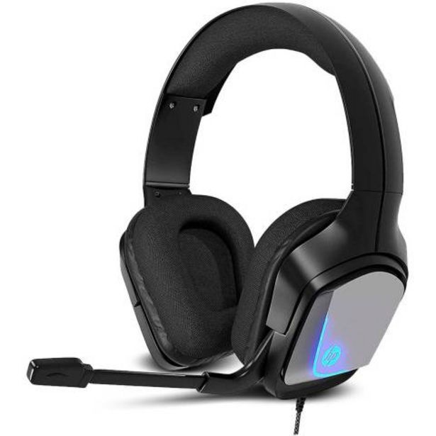 Linio Audífono gamer profesional hp h220 led azul - negro oferta