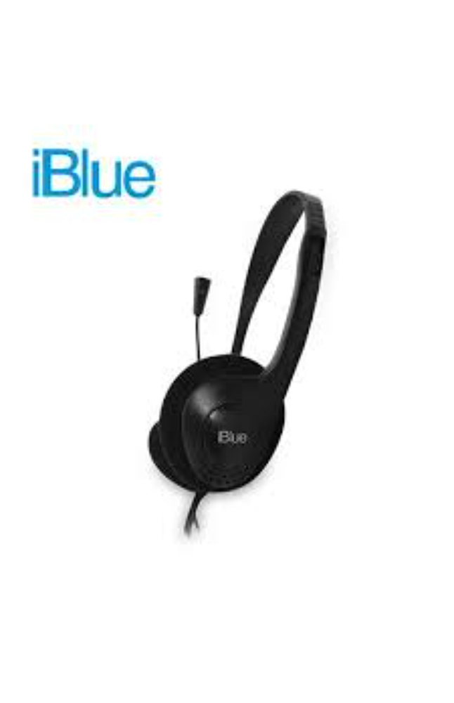 Tiendas EFE Audífonos on ear iblue con micrófono hs-2001bk negro oferta