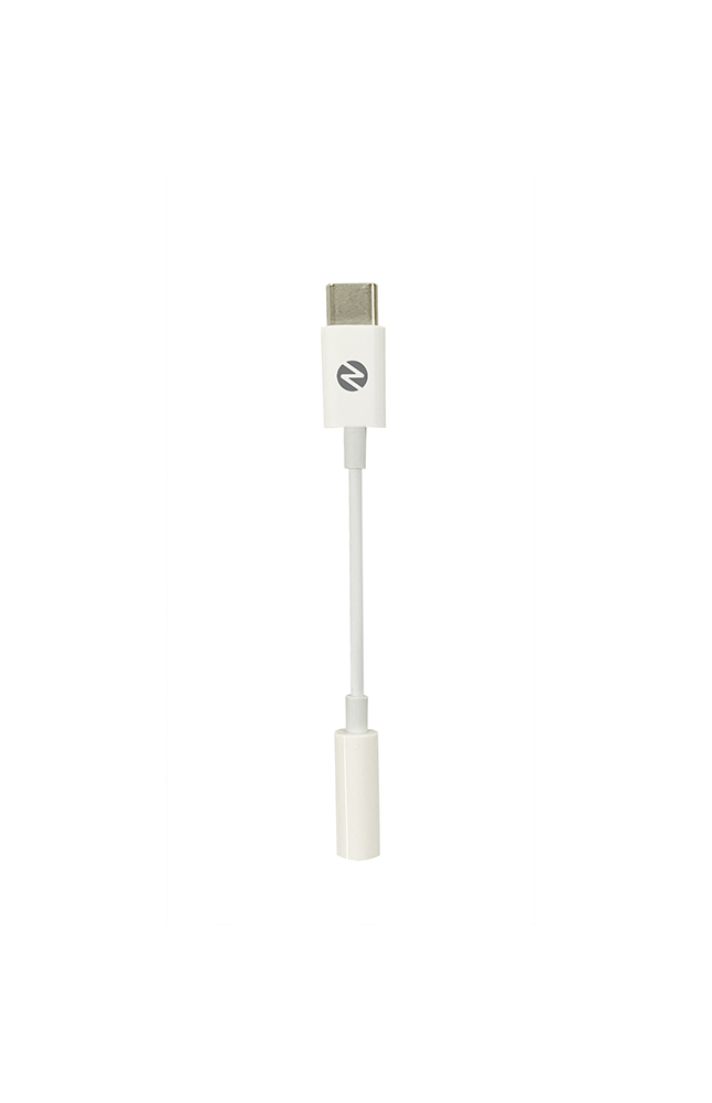Tiendas EFE Adaptador nooz de 3.5mm a tipo c blanco oferta
