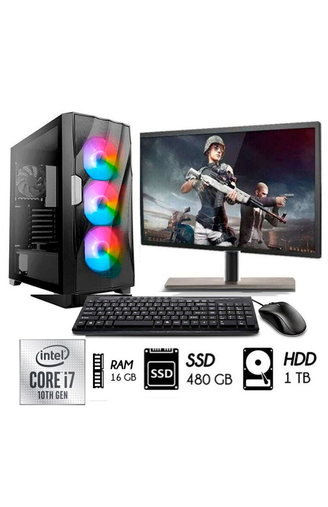 Tiendas EFE Computadora pc 24 intel core i7-10th ram 16gb 1tb + ssd 480gb oferta