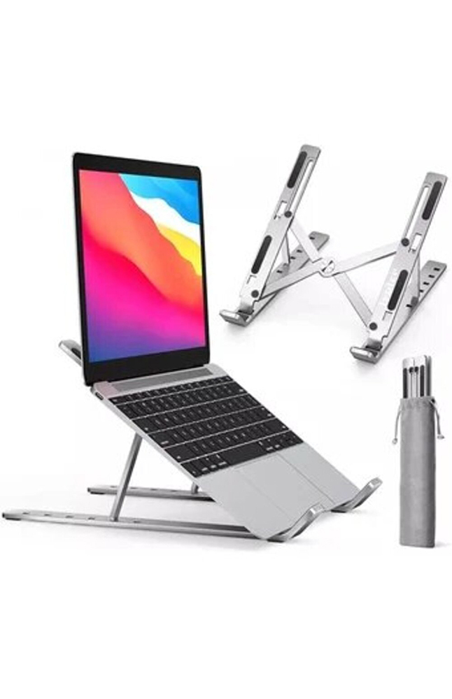 Tiendas EFE Soporte plegable para laptop premium aluminio oferta