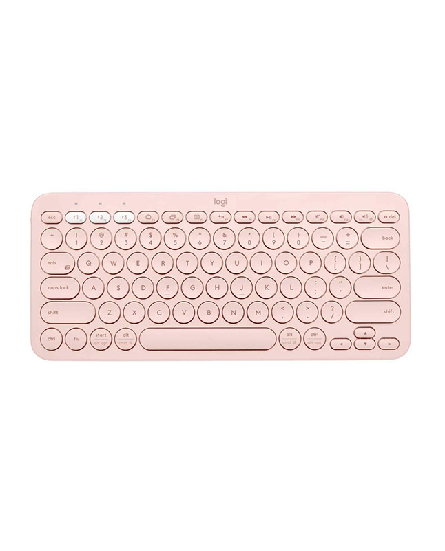 Tiendas EFE Teclado logitech inalámbricos wireless k380 rosado oferta