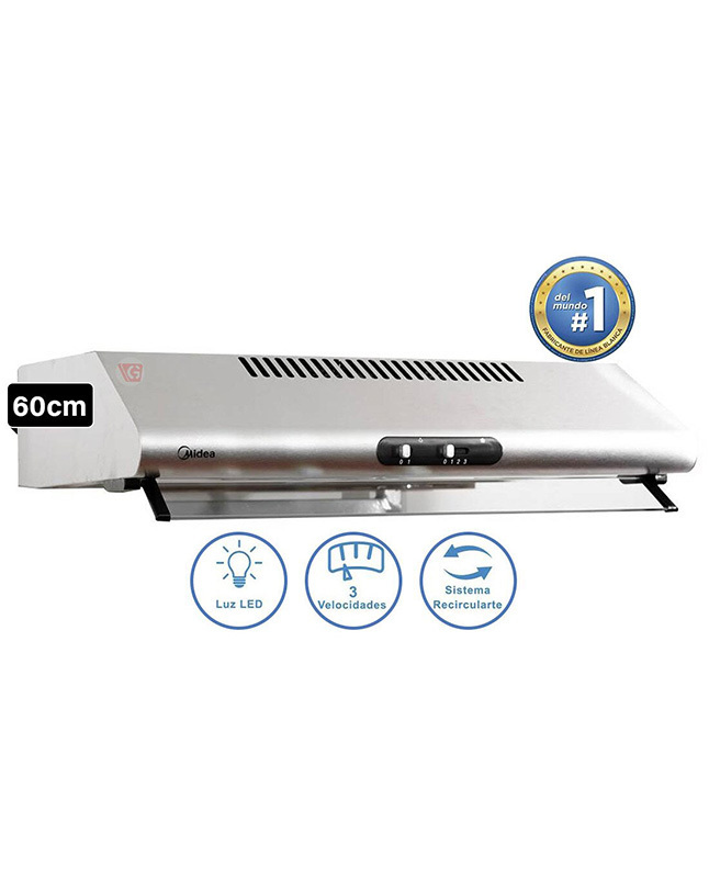 Tiendas EFE Campana extractora midea 3v mjud24s6as oferta
