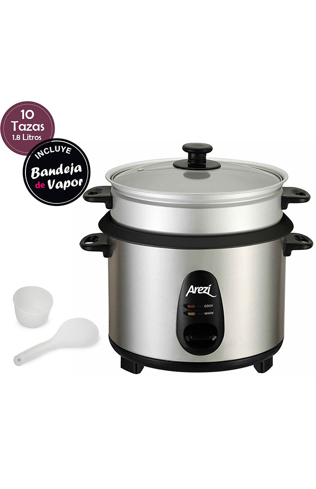 Tiendas EFE Olla arrocera arezí 1.8lt arc18s plateado oferta