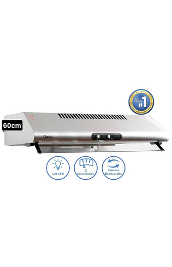 Tiendas EFE Campana extractora midea mjud24s6as oferta