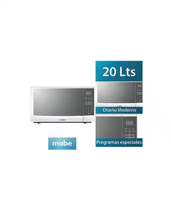 Tiendas EFE Horno microondas 20lt hmm20pee espejado oferta