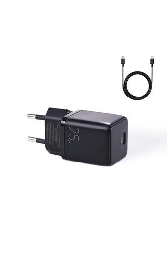 Tiendas EFE Cargador rápido joyroom pd 25w con cable c a c blanco oferta