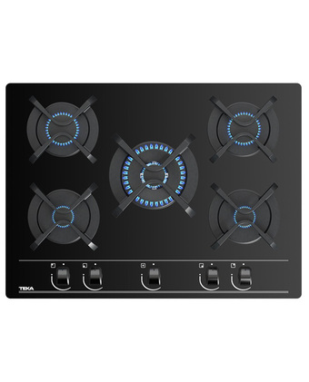 Tiendas EFE Combo teka encimera cristal gas gbc 75030 kin + campana dpl 986 t c/f + horno eléctrico hsb 610 bk oferta