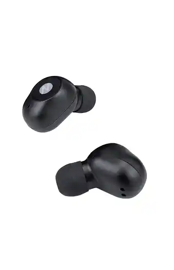 Tiendas EFE Audífonos true wireless nooz bluetooth botón con cargador light sw-e7sblk negro oferta